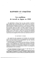 Les conditions de travail au Japon en 1950