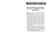 Una Conferencia internacional de los estadísticos de las migraciones