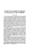 La labor de la Comisión de vigilancia de los puertos, en Nueva Zelandia