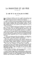 Le coût de la vie et les prix de détail
