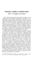 Juventud y trabajo en América latina: Parte I / El empleo de los niños
