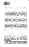 L'exploitation coopérative du sol en Italie / [Bureau international du Travail]