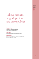 Labour markets, wage dispersion and union policies