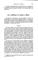Les conditions de travail à Malte