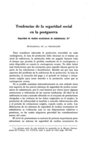 Tendencias de la seguridad social en la postguerra: II, Seguridad de medios económicos de subsistencia