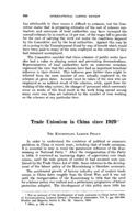 Trade unionism in China since 1929