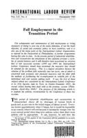 Full employment in the transition period
