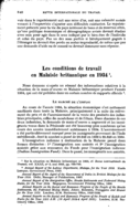 Les conditions de travail en Malaisie britannique en 1934