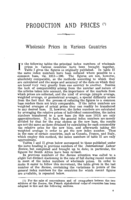 Wholesale prices in various countries