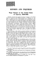 Wage changes in the United States of America, 1929-1933