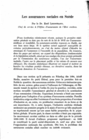 Les assurances sociales en Suède