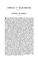 Statistique des chômeurs