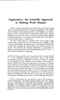 Ergonomics: the scientific approach to making work human