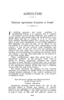 Technical agriculture education in Poland