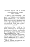 Vacaciones pagadas para los marinos: condiciones prevalecientes en cuatro marinas mercantes