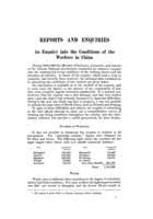 An enquiry into the conditions of the workers in China