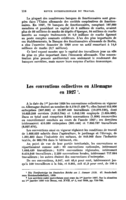Les conventions collectives en Allemagne en 1927