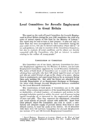Local committees for juvenile employment in Great Britain