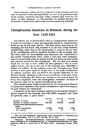 Unemployment insurance in Denmark during the year 1923-1924