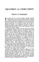 Statistics of unemployment