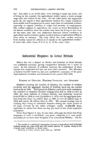 Industrial disputes in Great Britain