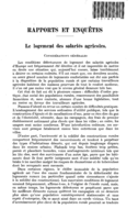 Le logement des salariés agricoles