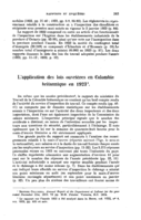 L'application des lois ouvrières en Colombie britannique en 1923