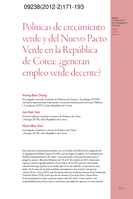 Políticas de crecimiento verde y del Nuevo Pacto Verde en la República de Corea: ¿generan empleo verde decente?