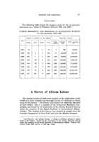 A survey of African labour