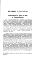 Movilidad de la mano de obra en Estados Unidos