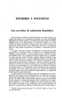 Los servicios de asistencia doméstica
