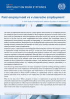 Paid employment vs vulnerable employment: a brief study of employment patterns by status in employment
