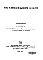 The kamaiya system in Nepal