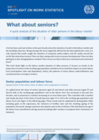 What about seniors?: a quick analysis of older persons in the labour market