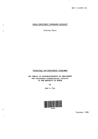 Impact of microelectronics on employment and indigenous technological capacity in the Republic of Korea
