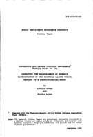 Improving the measurement of women's participation in the Egyptian labour force: results of a methodological study