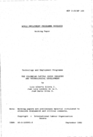 Colombian capital goods industry and technological development