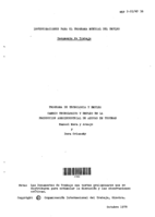 Cambio tecnologico y empleo en la produccion agroindustrial de azucar en Tucuman