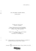 Popular participation in decision-making and the basic needs approach to development: methods, issues and experiences