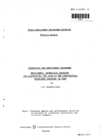 Employment, technology transfer and adaptation: the case of the agricultural machinery industry in Iran