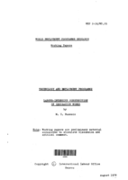 Labour-intensive construction of irrigation works
