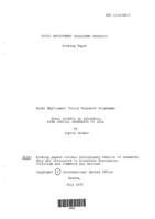 Rural poverty in Indonesia, with special reference to Java