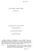 Theory and practice of participatory action research