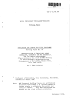 Interpretation of relations among mortality, economics of the household, and the health environment: paper presented to joint UN/WHO meeting on socio-economic determinants and consequences of mortality, Mexico city, 19-25 june 1979