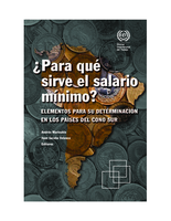 Para qué sirve el salario mínimo?: elementos para su determinacíon en los países del Cono Sur