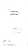 Diálogo social y estrategias de lucha contra la pobreza