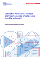 Generative AI and jobs: a global analysis of potential effects on job quantity and quality