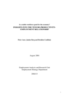 Is a stable workforce good for the economy ?: insight into the tenure-productivity-employment relationship
