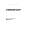 Salario mínimo: reduce la pobreza?. [special topic:] Los sindicatos y las estrategias de reducción de la pobreza