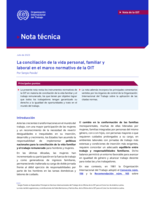 La conciliación de la vida personal, familiar y laboral en el marco normativo de la OIT